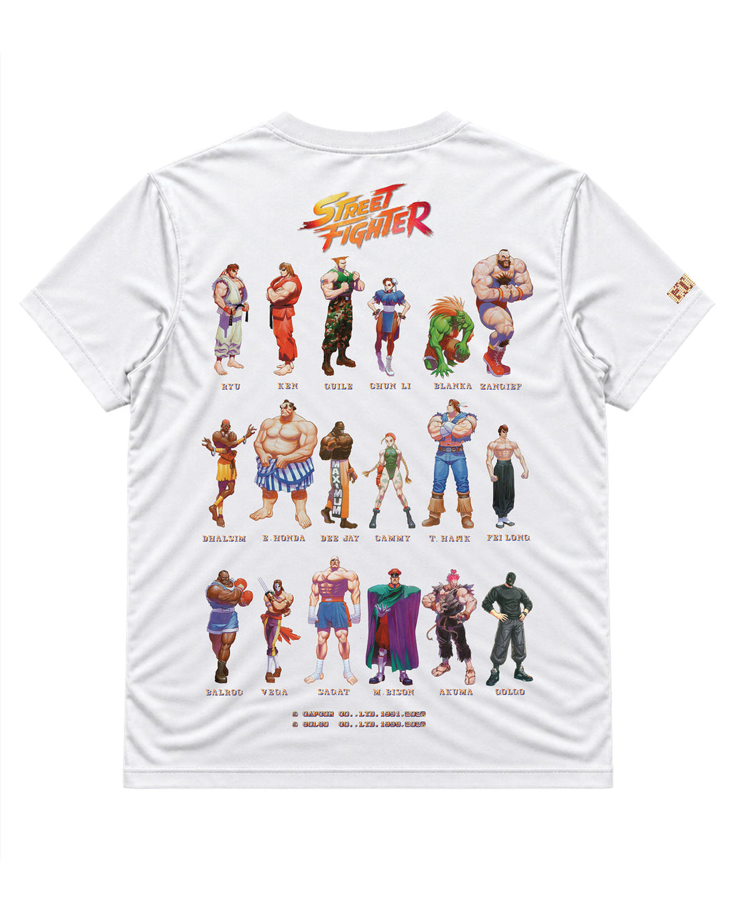 Street Fighter Tee — Here Comes a New Challenger — reverso
