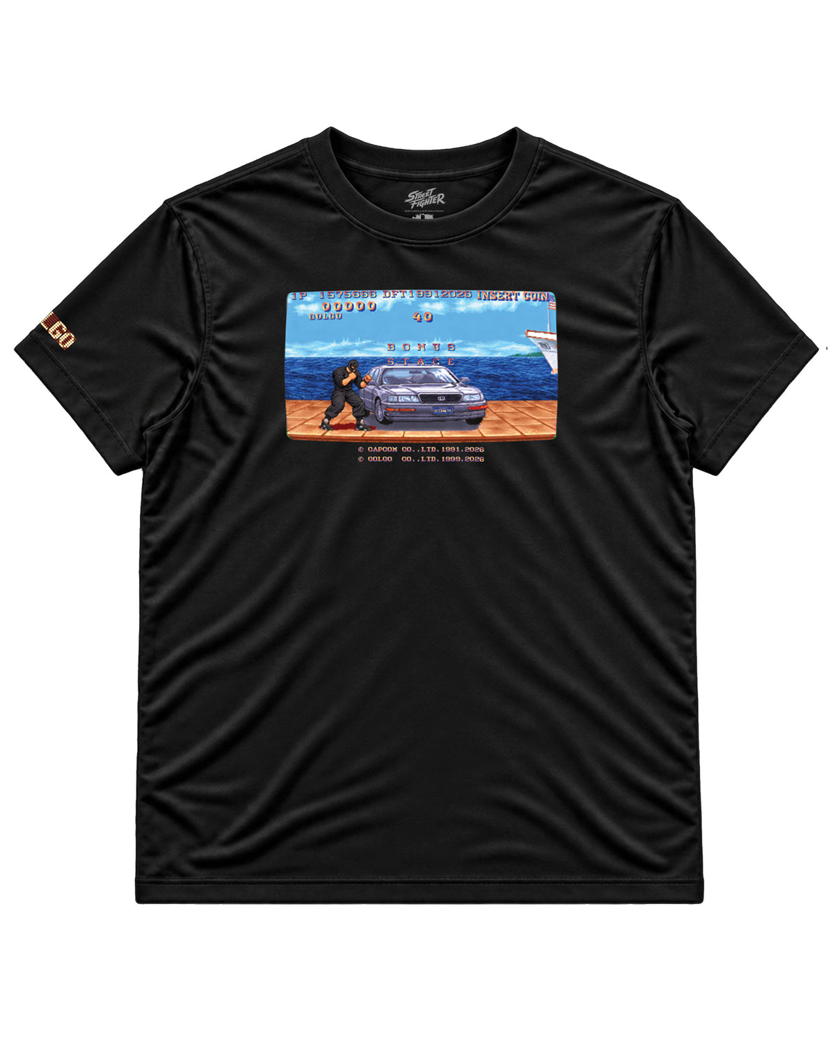 Street Fighter Tee — Stage — frente