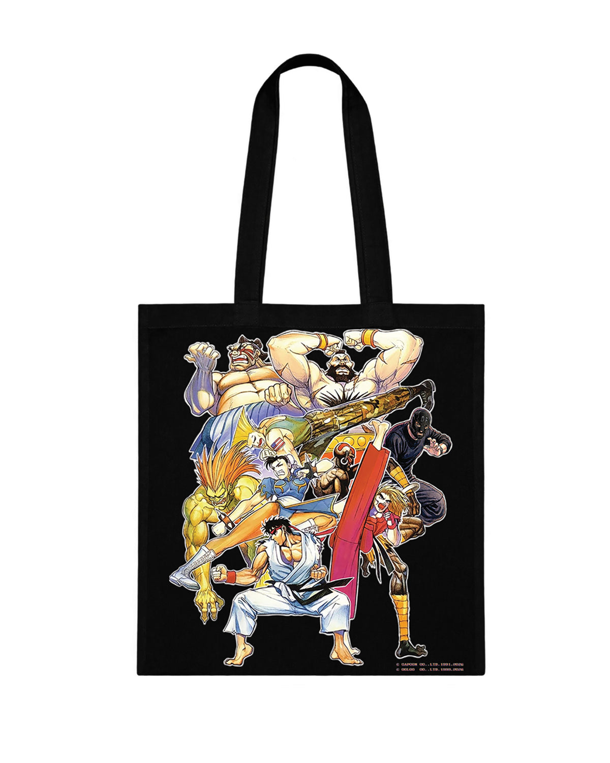 Street Fighter + Golgo Tote Bag — reverso